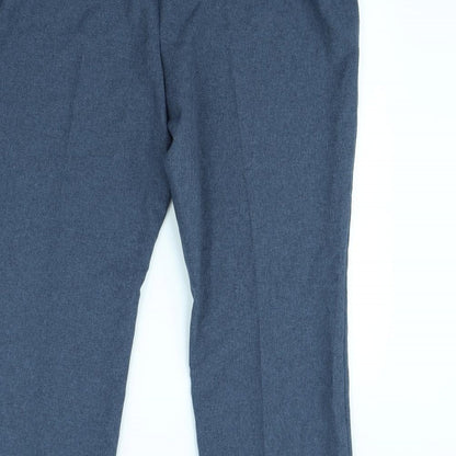 Preworn Womens Blue   Dress Pants Trousers Size 18 L30 in
