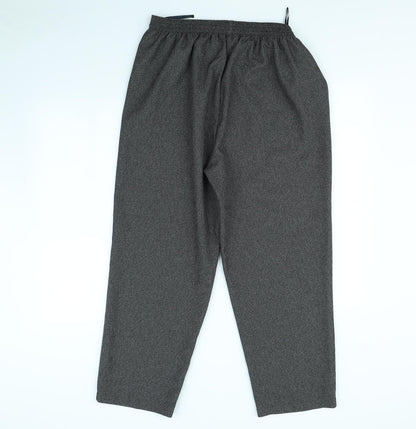 Classic Womens Black  Canvas Trousers  Size 18 L30 in