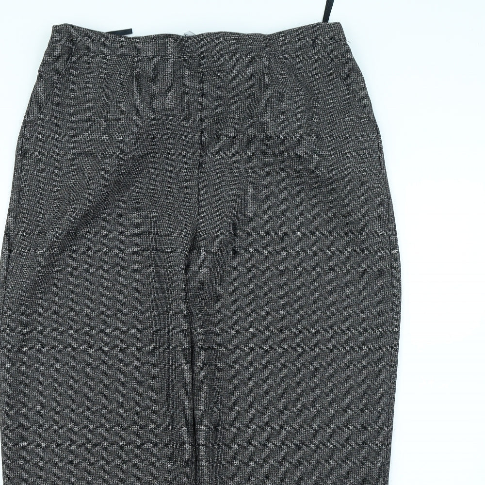 Classic Womens Black  Canvas Trousers  Size 18 L30 in