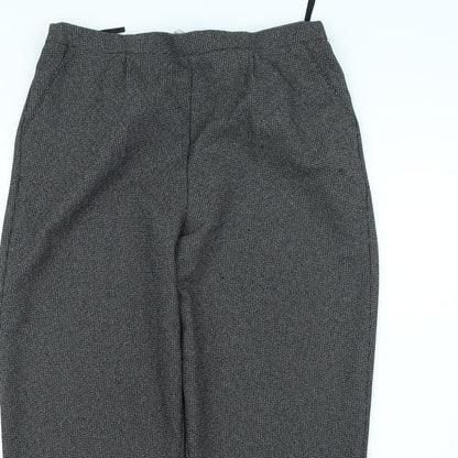 Classic Womens Black  Canvas Trousers  Size 18 L30 in