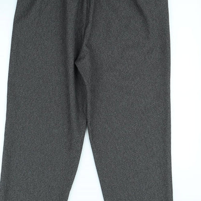 Classic Womens Black  Canvas Trousers  Size 18 L30 in
