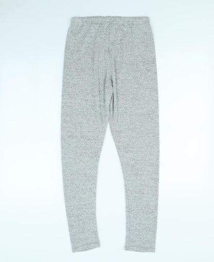 Glamour Babe Womens Silver   Jegging Trousers Size S L29 in