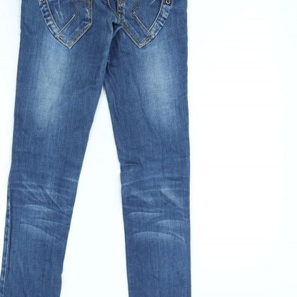 Miss BonBon Womens Blue   Skinny Jeans Size 28 in L30 in