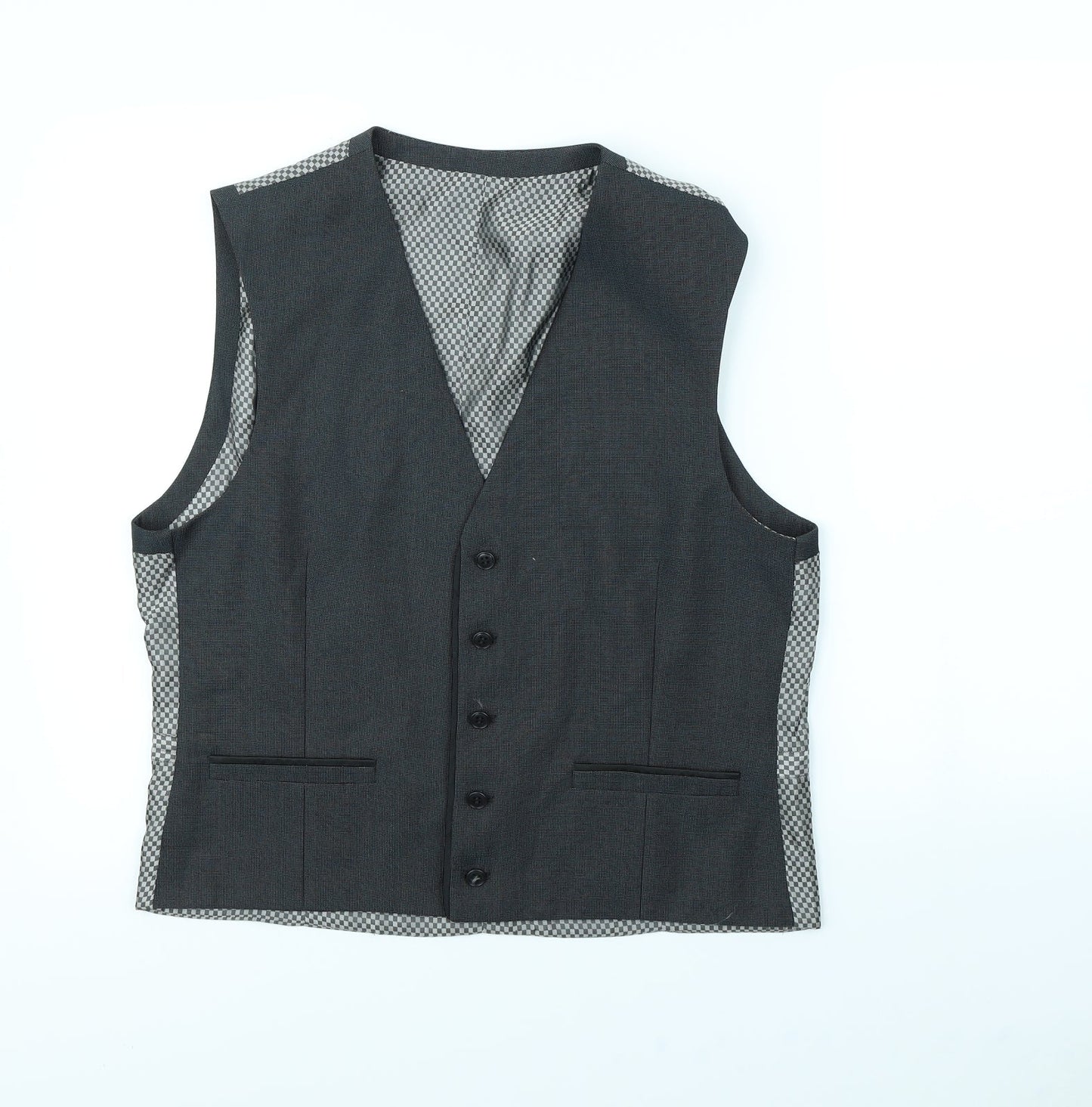 Mens UK Size M Preworn Regular Grey Suit Jacket