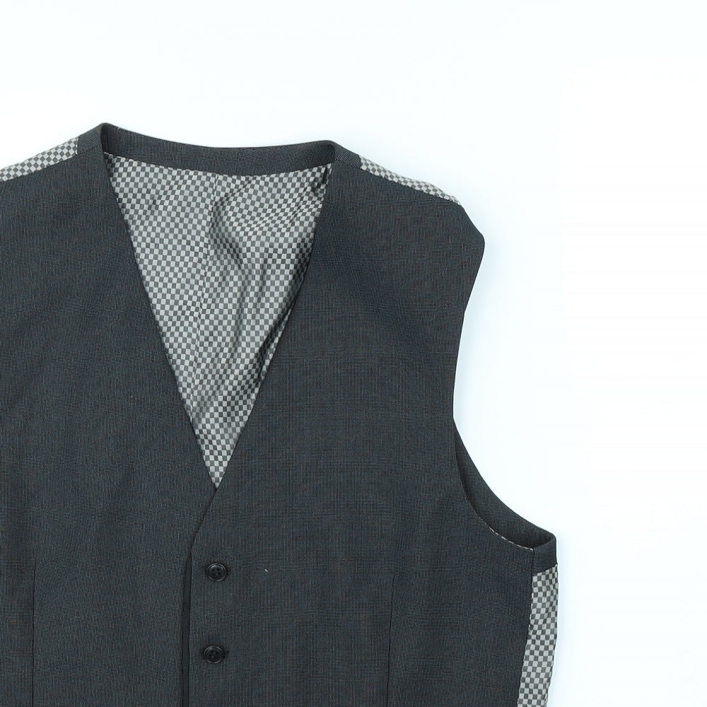 Mens UK Size M Preworn Regular Grey Suit Jacket
