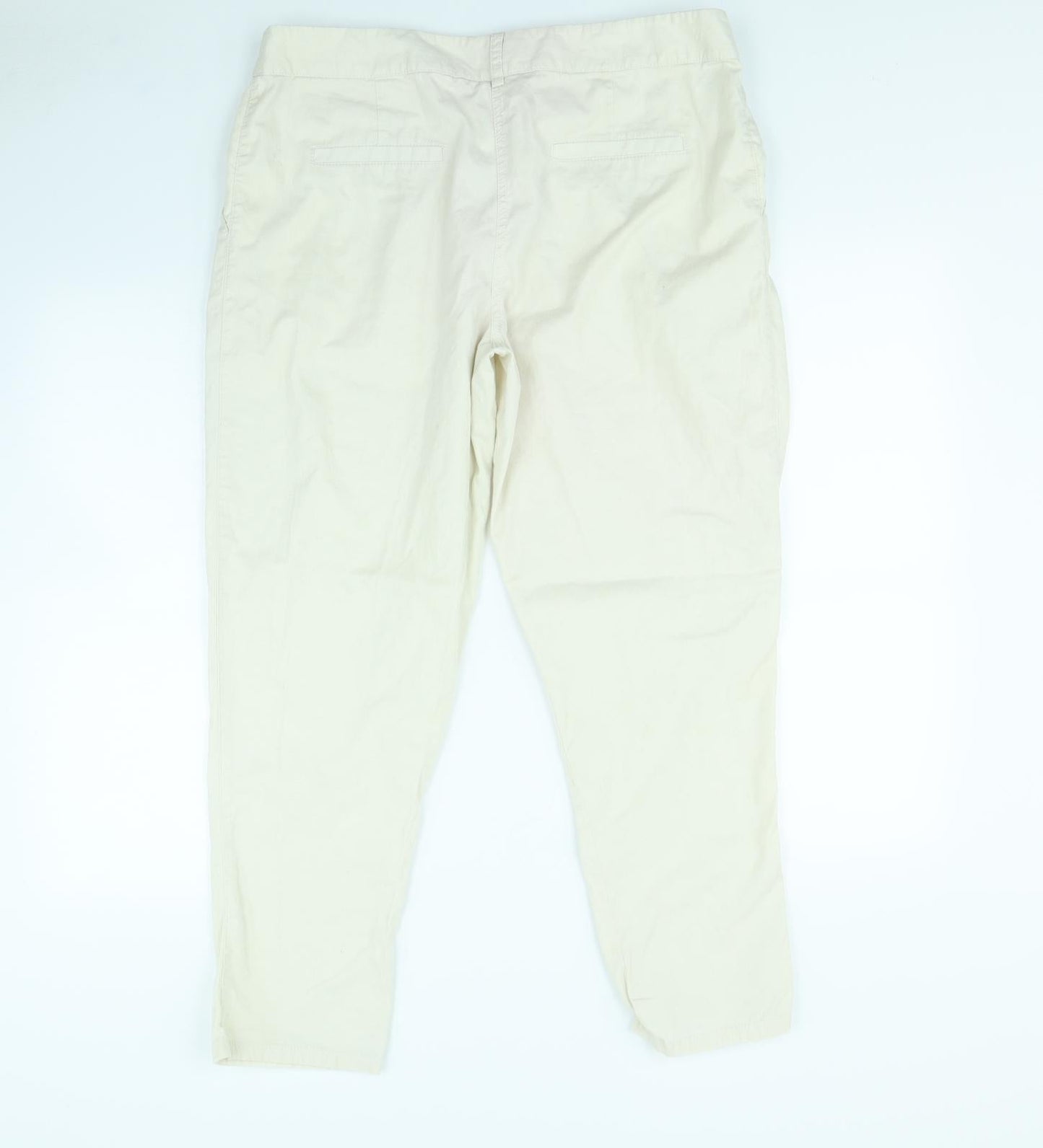 River Island Womens Ivory   Trousers  Size 14 L28 in