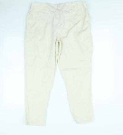 River Island Womens Ivory   Trousers  Size 14 L28 in