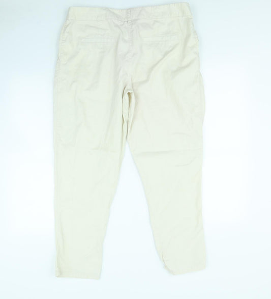 River Island Womens Ivory   Trousers  Size 14 L28 in