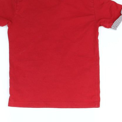 j jeans Boys Red   Basic Polo Size 6 Years
