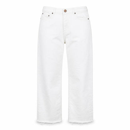 Pulz Womens White   Straight Jeans Size 30 in L30 in