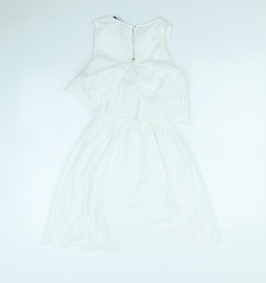 New Look Womens White   Fit & Flare  Size 6