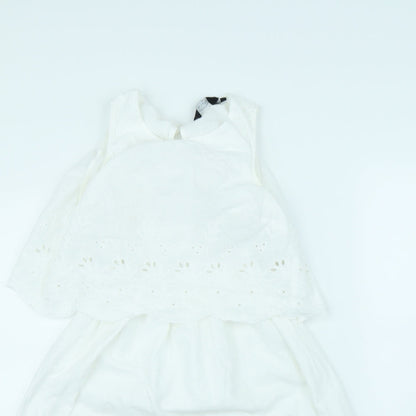 New Look Womens White   Fit & Flare  Size 6