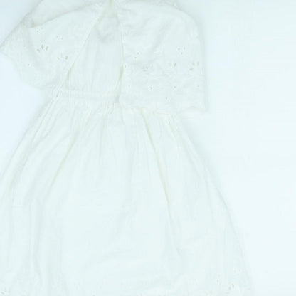 New Look Womens White   Fit & Flare  Size 6