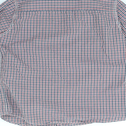 Next Girls Red Plaid  Basic Button-Up Size 8 Years
