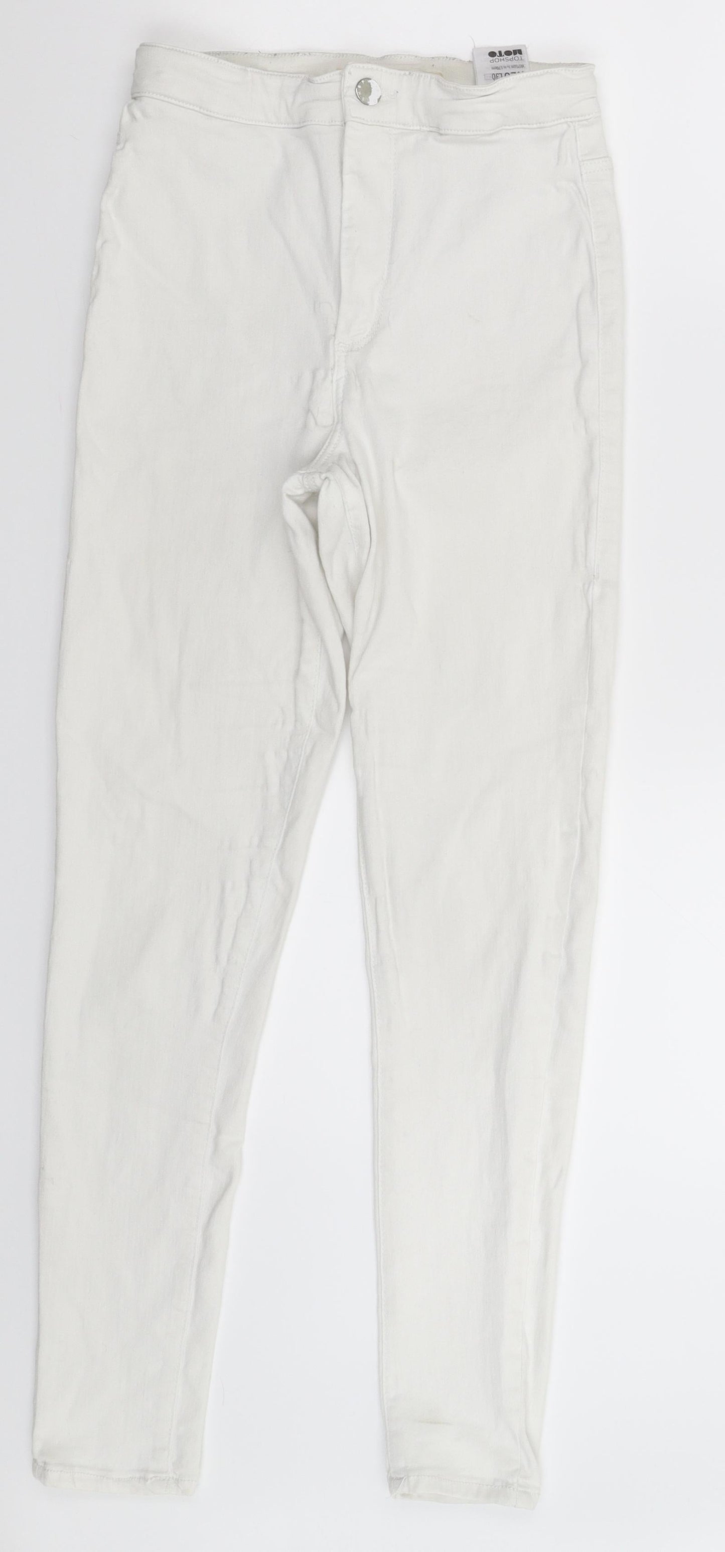 Topshop Womens White  Denim Jegging Jeans Size 28 in L27 in