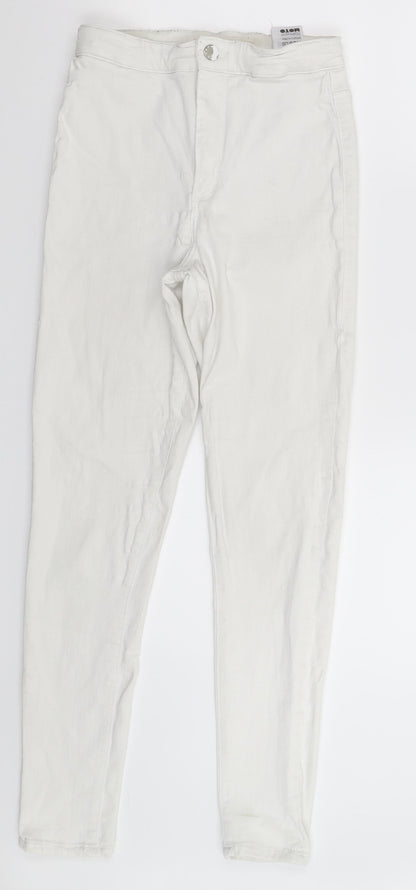Topshop Womens White  Denim Jegging Jeans Size 28 in L27 in