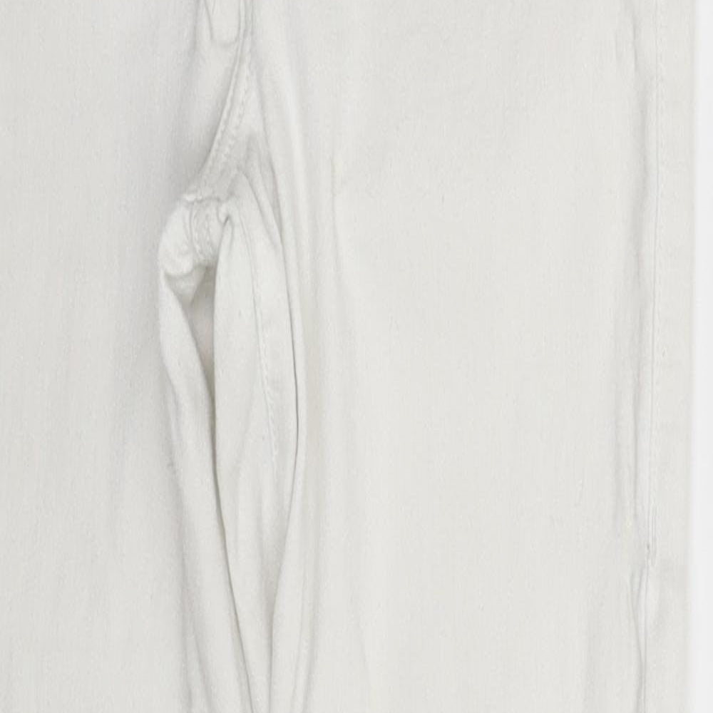 Topshop Womens White  Denim Jegging Jeans Size 28 in L27 in