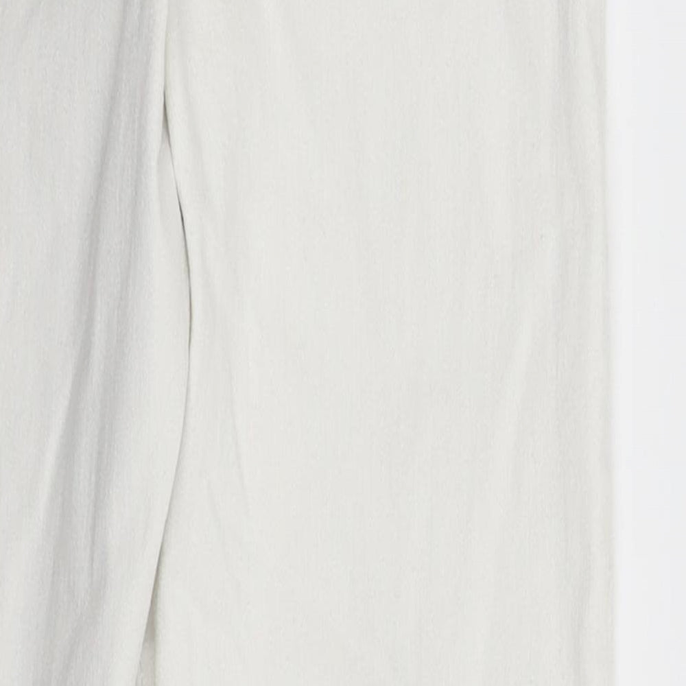 Topshop Womens White  Denim Jegging Jeans Size 28 in L27 in