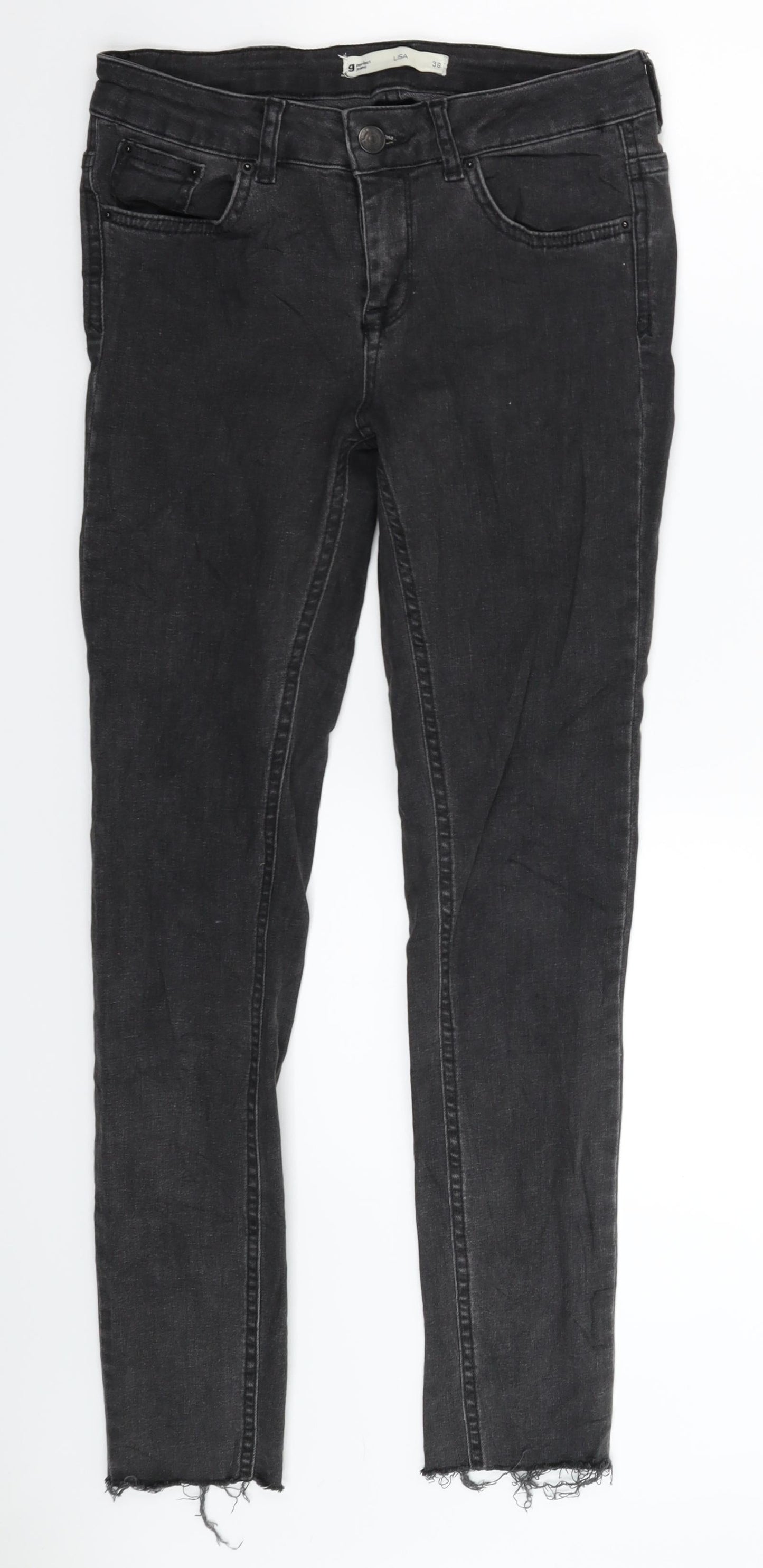 Womens UK Size 28 in Gina Tricot Extra-Slim Fit Jegging Black Jeans