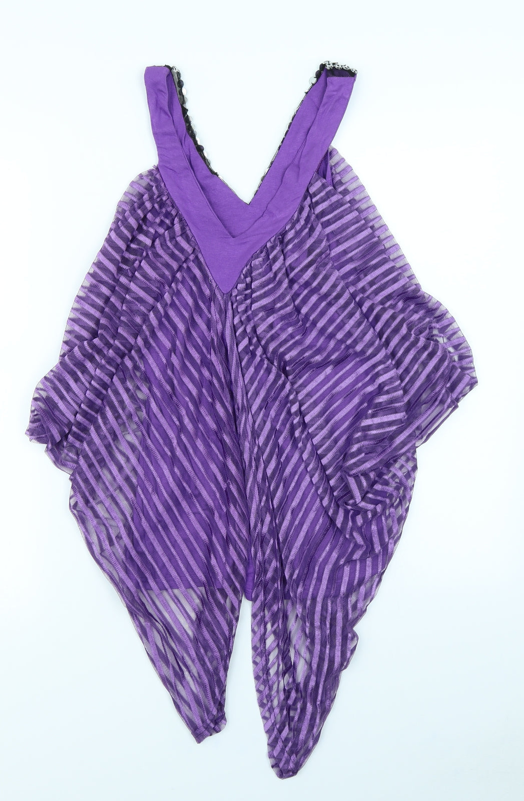 Womens UK Size M Club L Purple Basic Blouse