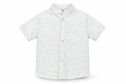 Next Boys White Spotted  Basic Button-Up Size 2-3 Years