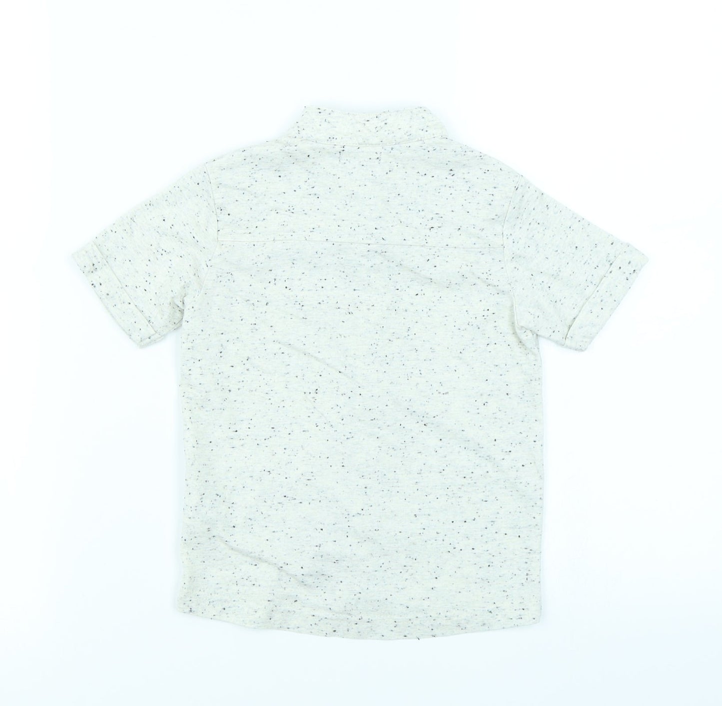 NEXT Boys White Spotted  Basic Button-Up Size 2-3 Years