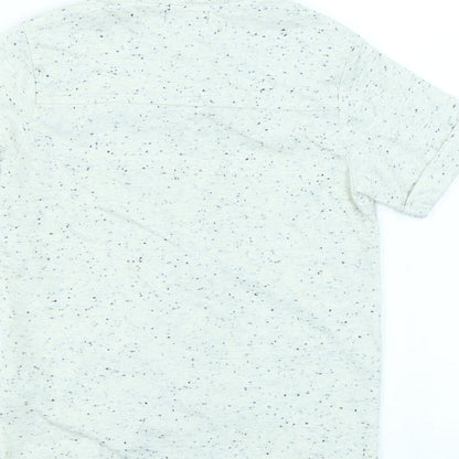NEXT Boys White Spotted  Basic Button-Up Size 2-3 Years