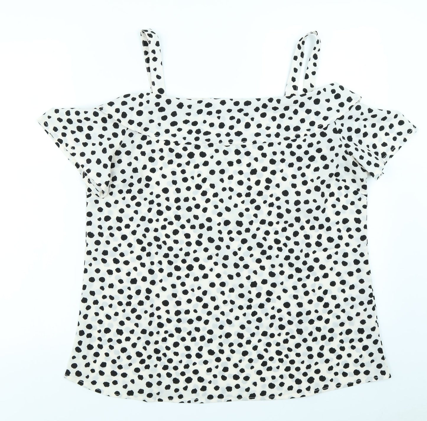 Womens UK Size 14 Studio White Basic Blouse