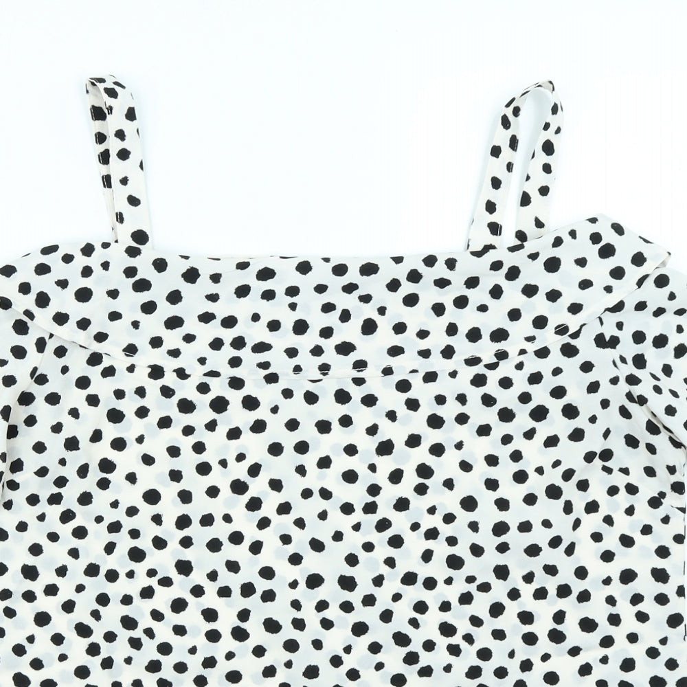 Womens UK Size 14 Studio White Basic Blouse