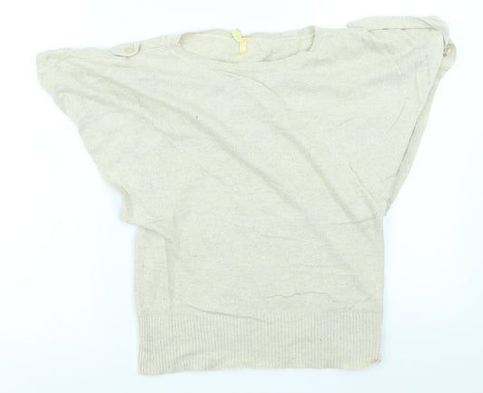 Miso Womens Beige   Pullover Jumper Size 8