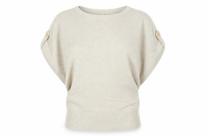 Miso Womens Beige   Pullover Jumper Size 8