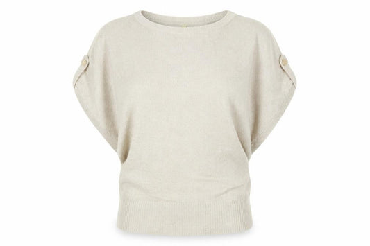 Miso Womens Beige   Pullover Jumper Size 8