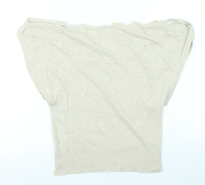 Miso Womens Beige   Pullover Jumper Size 8