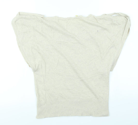 Miso Womens Beige   Pullover Jumper Size 8
