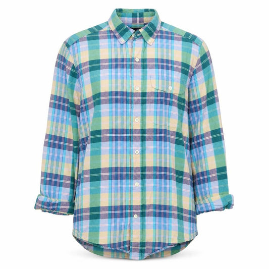 Womens UK Size S Gap Blue Basic Button-Up