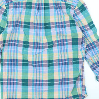 Womens UK Size S Gap Blue Basic Button-Up