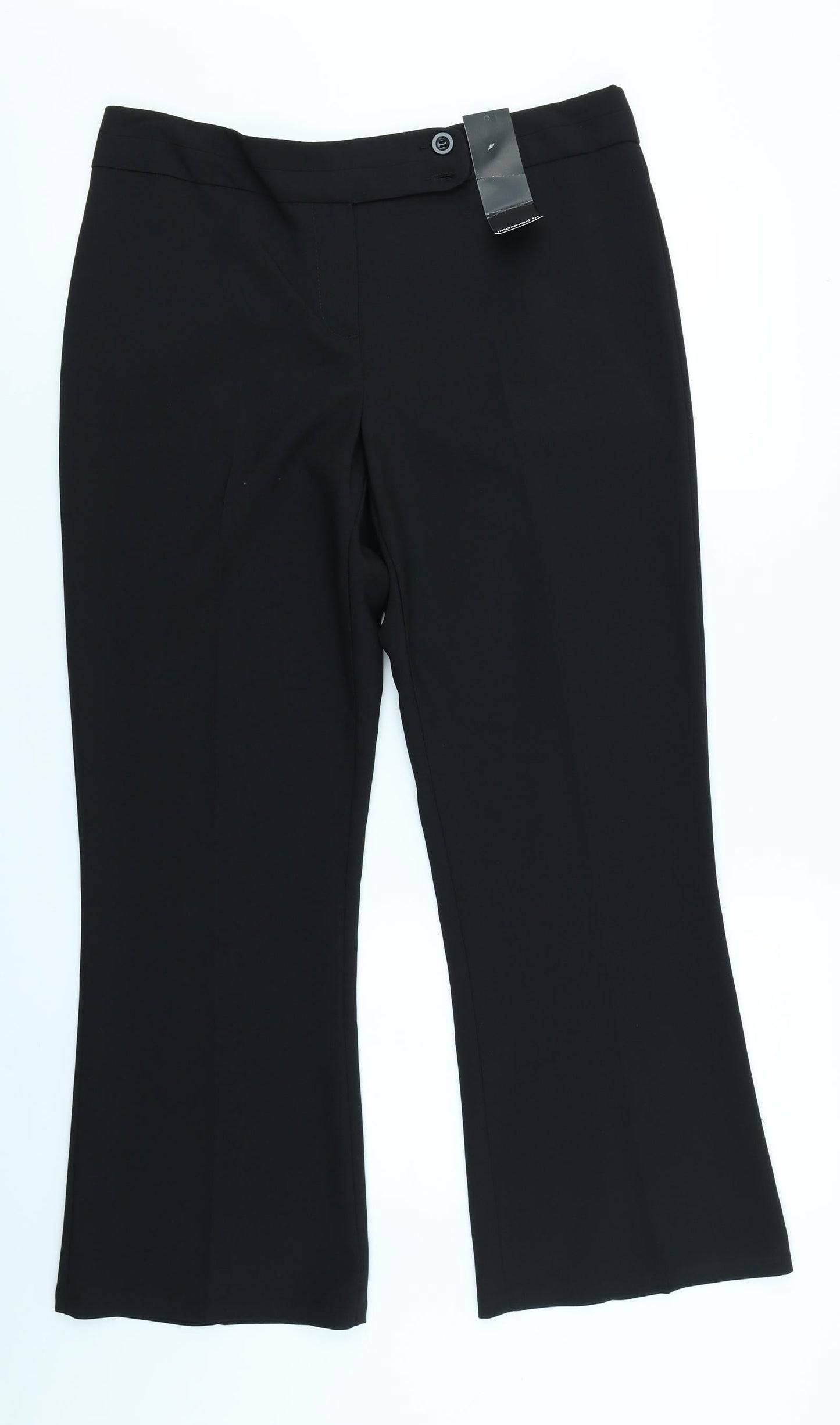 George Womens Black   Trousers  Size 14 L25 in