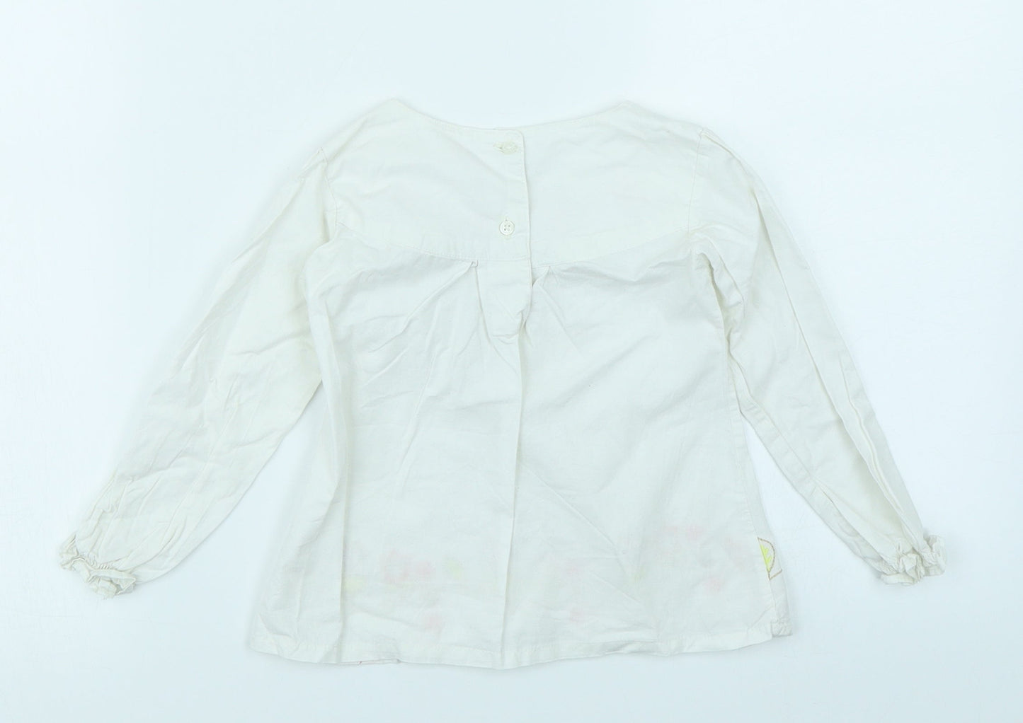 e-vie angel Girls White   Basic T-Shirt Size 2-3 Years