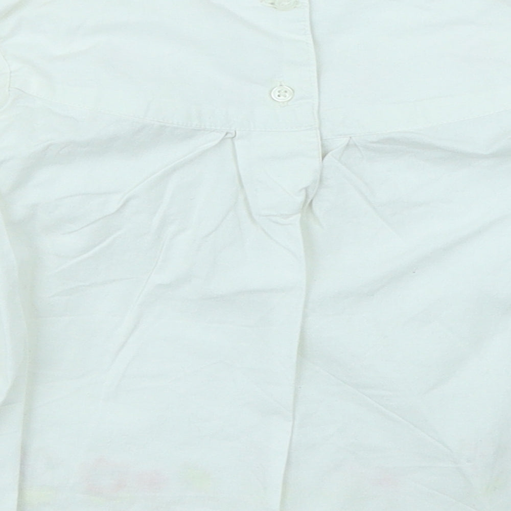 e-vie angel Girls White   Basic T-Shirt Size 2-3 Years