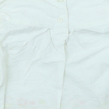 e-vie angel Girls White   Basic T-Shirt Size 2-3 Years