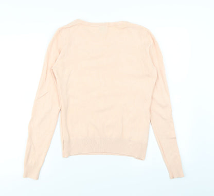 Yumi Womens Pink   Pullover Jumper Size S