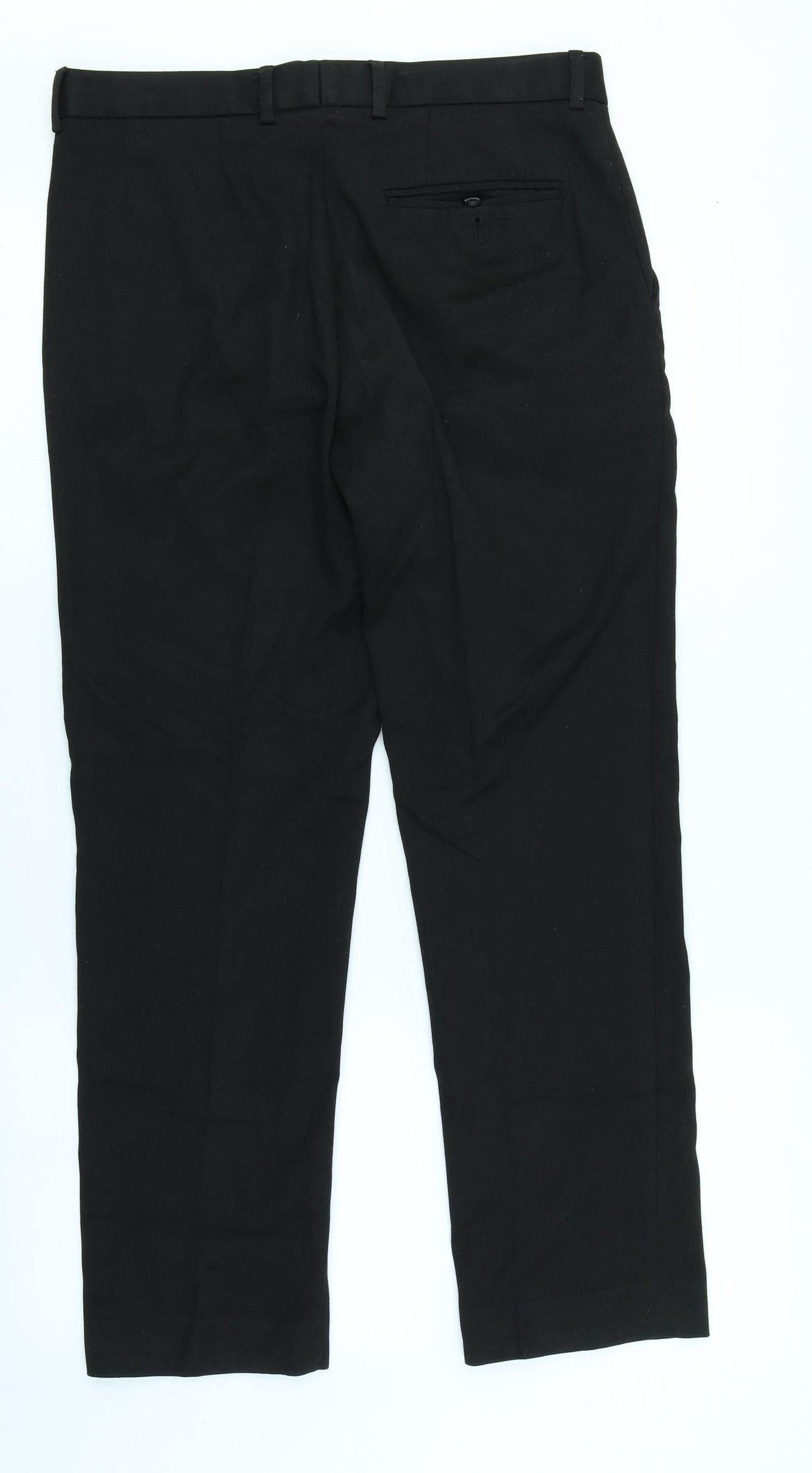 Matalan Mens Black   Trousers  Size 32 in L29 in