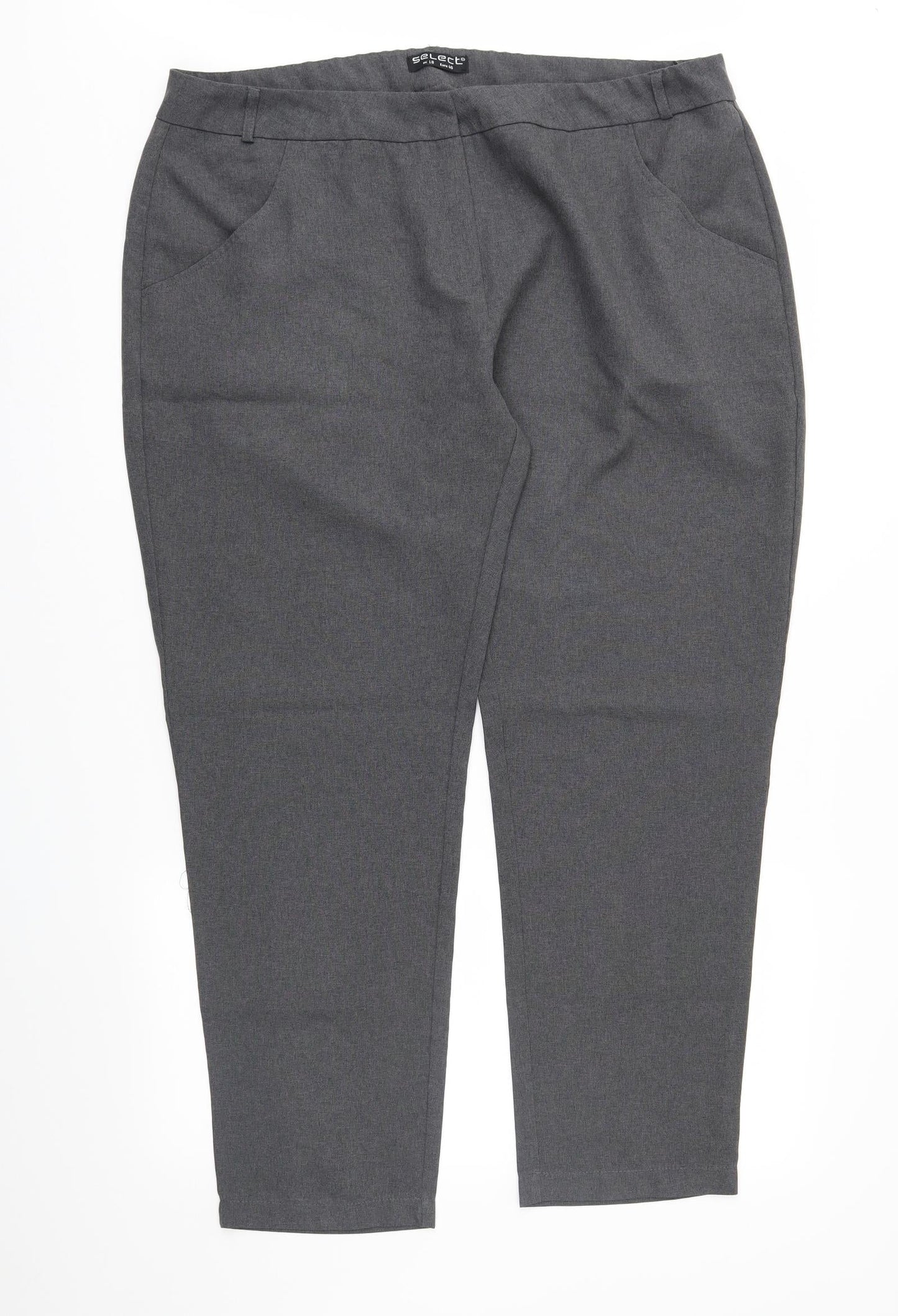 Select Womens Grey   Trousers  Size 18 L28 in