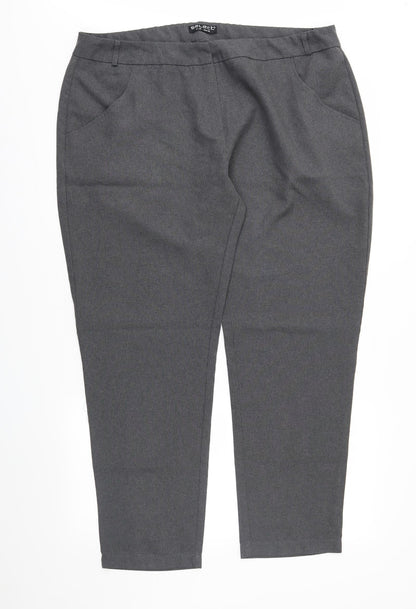 Select Womens Grey   Trousers  Size 18 L28 in