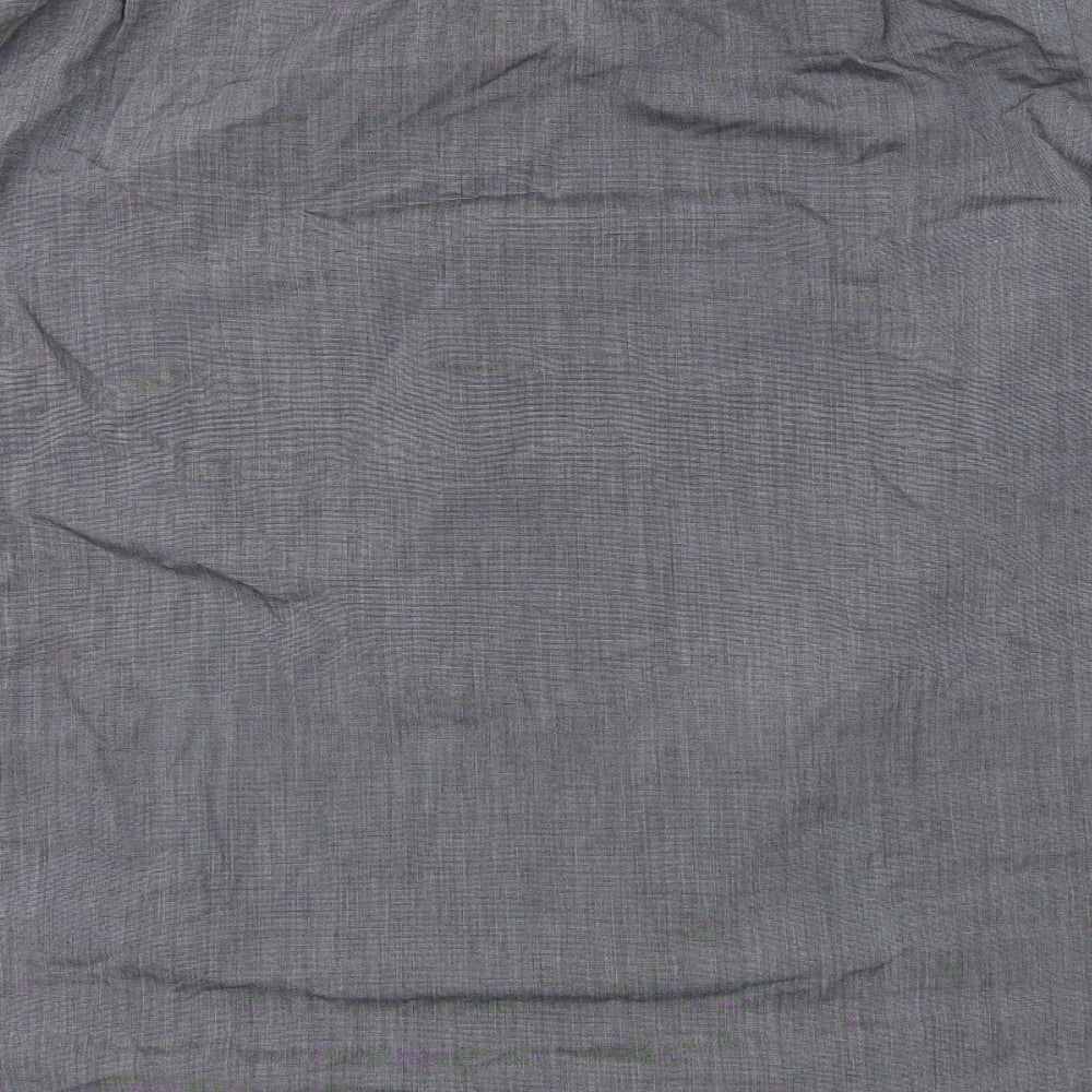 George Mens Grey    Button-Up Size 16