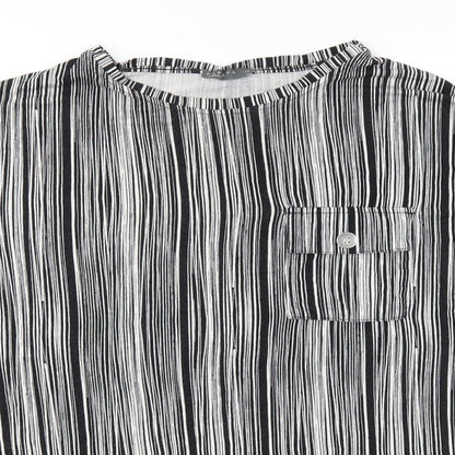 Papaya Womens Black Geometric Jersey Basic T-Shirt Size 16