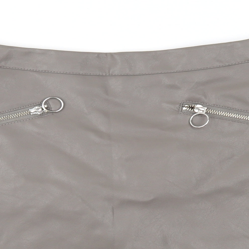 Primark Womens Brown   A-Line Skirt Size 8