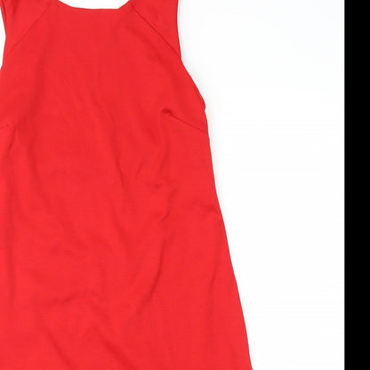 ASOS Womens Red  Jersey A-Line  Size 8