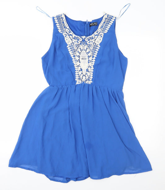 Select Womens Blue   Fit & Flare  Size 10