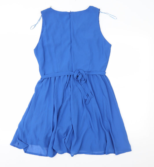 Select Womens Blue   Fit & Flare  Size 10